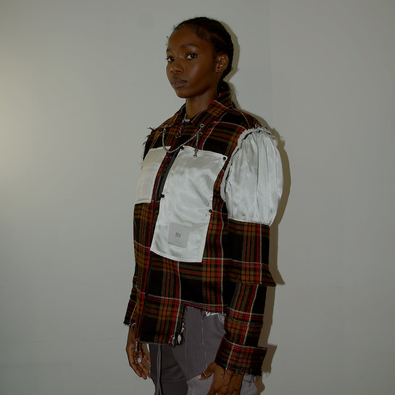 dESTROY TARTAN JACKET_