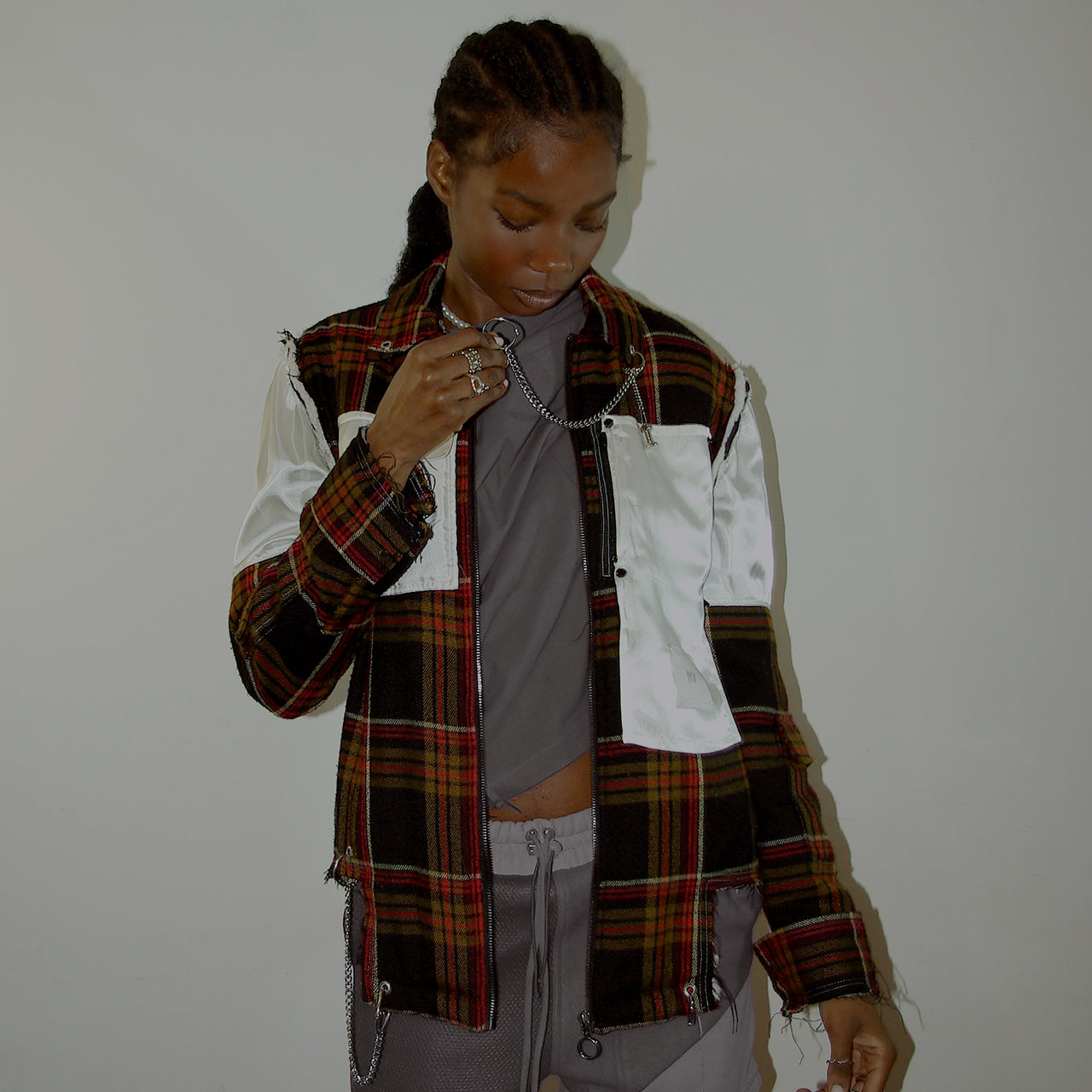 dESTROY TARTAN JACKET_